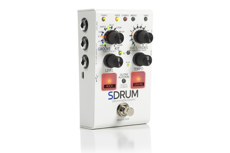 DigiTech／SDRUM】ギター／ベースの演奏でリズム・パターンを入力できる（!?）世界初のドラムマシン ・ペダル！｜製品ニュース【デジマート・マガジン】