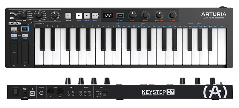 ARTURIA／KeyStep Pro Black Edition＆KeyStep 37 Black Edition