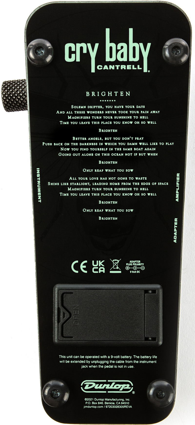 Jim Dunlop／JC95FFS Jerry Cantrell Cry Baby Firefly Wah】｜製品
