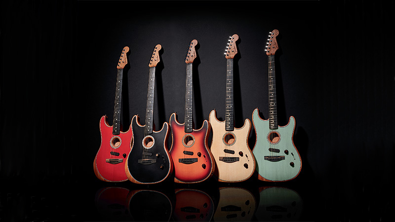 NAMM2020〉【Fender／American Acoustasonic Stratocaster】ストラト版 