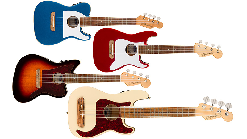 Fender／Fullerton Ukuleleシリーズ】2023年の新色とフェンダー初のウクレレ・ベース が新登場！｜製品ニュース【デジマート・マガジン】